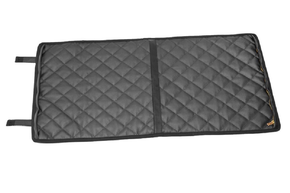 DOGIUS Reisematte REISEMATTE KUNSTLEDER grau für Hunde futterscheun