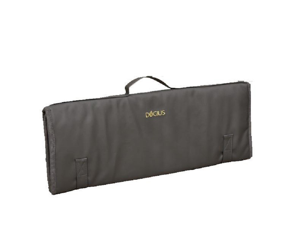 DOGIUS Reisematte REISEMATTE KUNSTLEDER grau für Hunde futterscheun