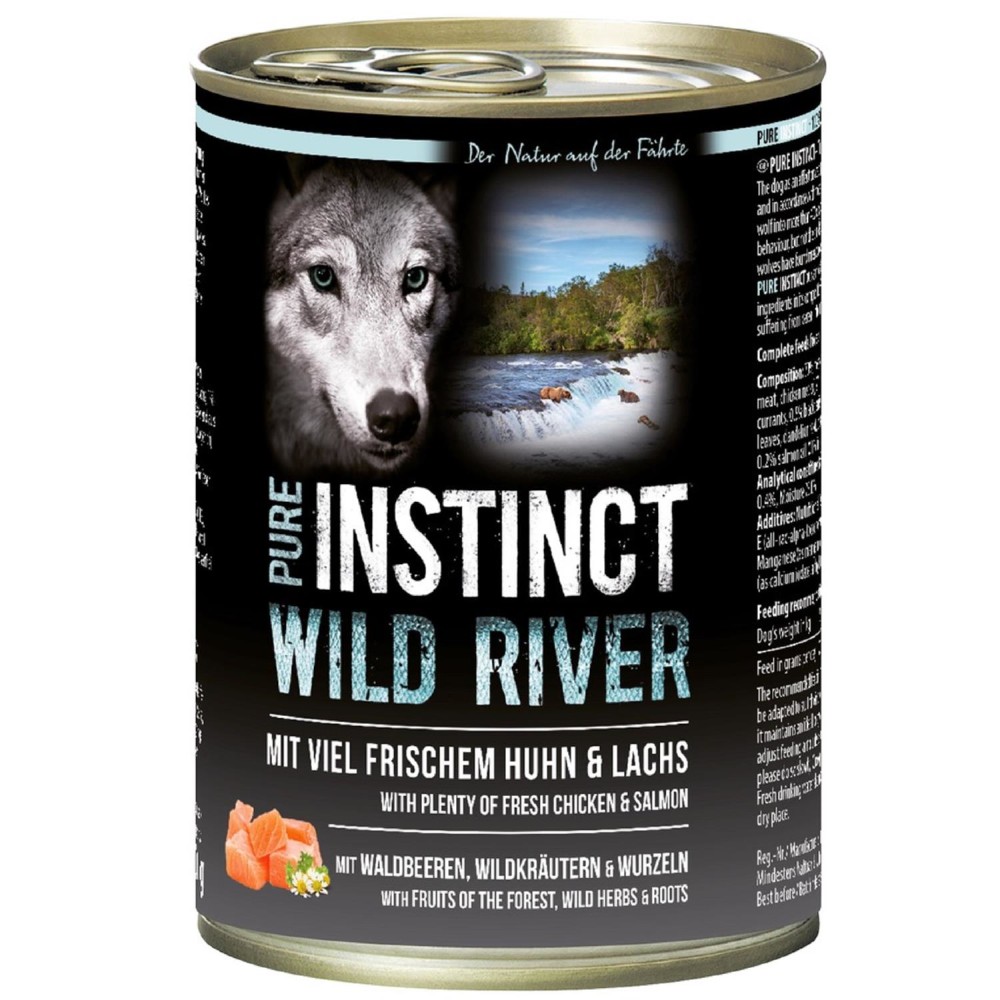 PURE INSTINCT Nassfutter WILD RIVER Huhn und Lachs Dose fr Hunde - f, 2,99