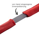 KOCH Geschirr PANIKGESCHIRR Nylon mit Kennfäden gepolstert schwarz für Hunde
