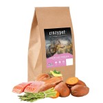 CRAZYPET® Trockenfutter LACHS mit Forelle kleine...