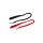 KARLIE Leine STRETCH LEINE 25 mm x 90-120 cm in Rot oder Schwarz für Hunde