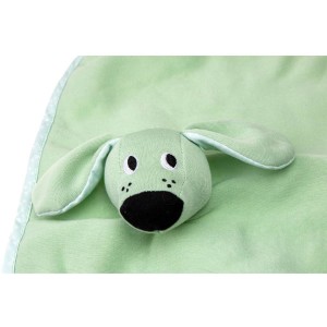 BEEZTEES Spielzeug PUPPY Cuddle Cloth Dimpie Schmusetuch Mint für Hunde