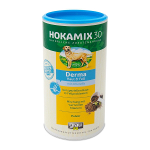 GRAU Ergänzungsfutter HOKAMIX 30 Derma für Haut und Fell für Hunde 750g