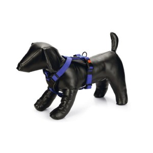 KARLIE Y-Geschirr ART SPORTIV Premium Neopren Blau/Schwarz M 47-65cm für Hunde