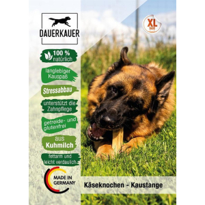 DAUERKAUER Kauartikel KÄSEKNOCHEN Milch-Kausnack Gr. XS - XXL für Hunde