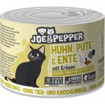 PRO PET Nassfutter JOE & PEPPER Huhn Pute Ente mit Erbsen für Katzen