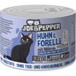 PRO PET Nassfutter JOE & PEPPER Huhn & Forelle mit Möhren für Katzen