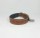 Savelli-Pet Halsband Echtleder Knochenprägung Softpad ca.41 - 51cm für Hunde