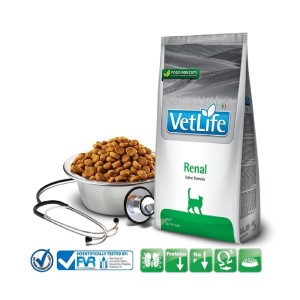 FARMINA Trockenfutter VET LIFE NATURAL DIET Renal Herz / Nieren für Katzen 2kg