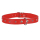 TRIXIE Halsband Basic mit Nieten S-L rot für Hunde