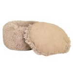 SAGAFLOR Bett AZOONA Kuschelbett Leila Polyester BEIGE...