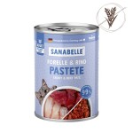 SANABELLE Nassfutter Pastete FORELLE & RIND getreidefrei für Katzen