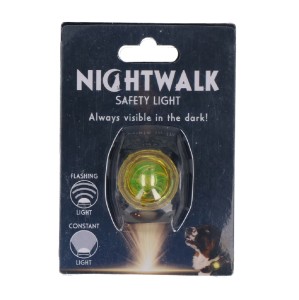 HOLLAND ANIMAL CARE Sicherheitslicht Nightwalk Safety Light für Hunde Gelb