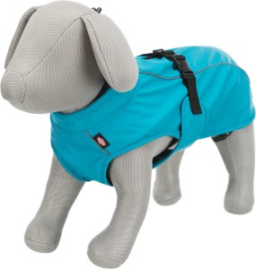 TRIXIE Regenmantel VIMY türkis wasserdichte Reißverschlüsse für Hunde