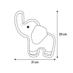 FLAMINGO Spielzeug WIGRI ELEFANT beige Kanevas 21cm geräuschlos für Hunde