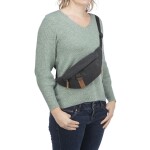 TRIXIE Snacktasche Sling-Tasche Hüft-Umhängetasche 24 x 11 x 8cm Sand / Schwarz