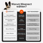 WEENECT Sicherheit GPS-Tracker-Halsband XT längere Akkulaufzeit Live Tracking für Hunde
