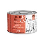 SAGAFLOR Katzennassfutter Lilou & Émile Rind...