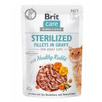 BRIT Nassfutter FILLETS IN GRAVY Healthy Rabbit...