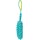 TRIXIE Hundespielzeug Bungee Dummy mit Ruckdämpfer 47cm Mop Plüsch petrol