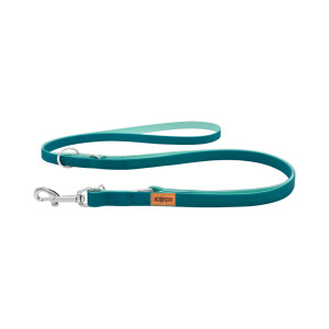 KOCH Leine WATERPROOF BICOLOR verstellbar 2m/3m türkis/flieder für Hunde