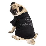 KARLIE T-Shirt LITTLE ROYALS schwarz mit Strass für Hunde...