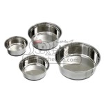 KARLIE Napf SCHÜSSEL EDELSTAHL mit Gummiboden 600ml