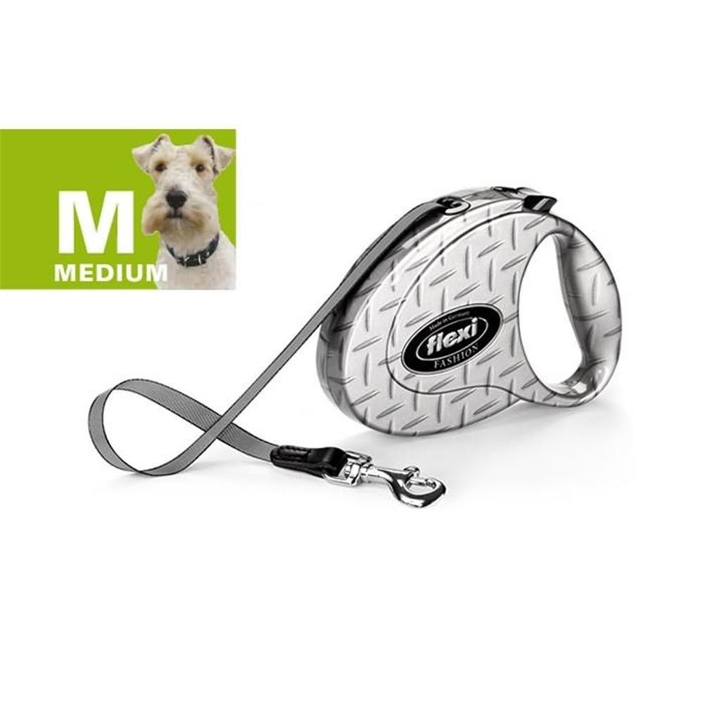 FLEXI RollLeine FASHION GENTLEMEN 5m Gurt bis 25kg für Hunde, 2
