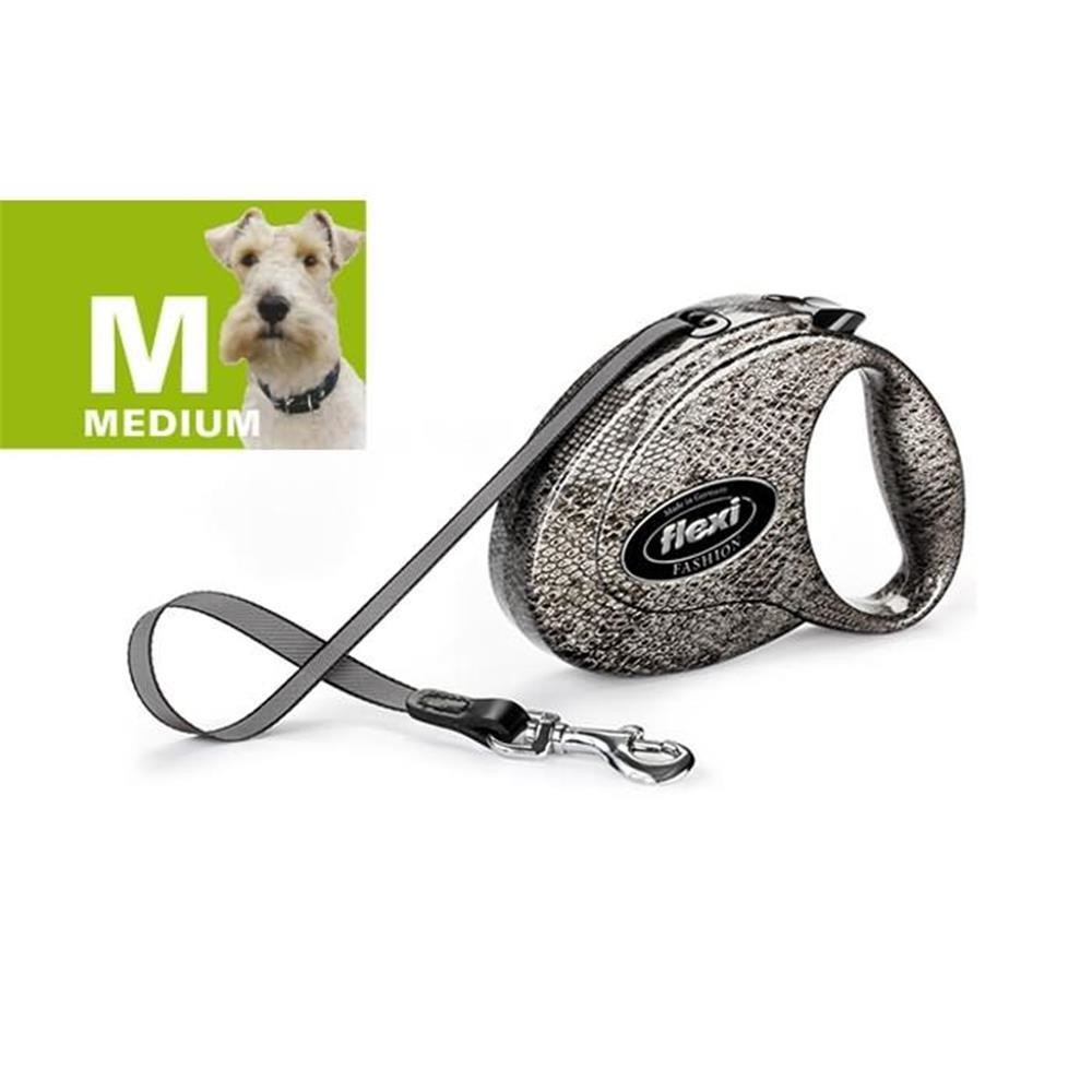 FLEXI RollLeine FASHION GENTLEMEN 5m Gurt bis 25kg für Hunde, 2