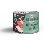 MACS Nassfutter FEINSCHMECKER RIND und KANINCHEN 1 x 200g...