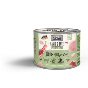 MAC'S Nassfutter CAT LAMM und PUTE fr Katzen hoher Fleischanteil