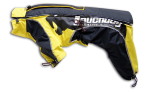 KARLIE TOUCHDOG Hundemantel OVERALL gelb TIGER-Logo Gr....