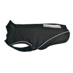 DOGBITE Hundewinterjacke SOFTSHELL Schwarz Mantel...
