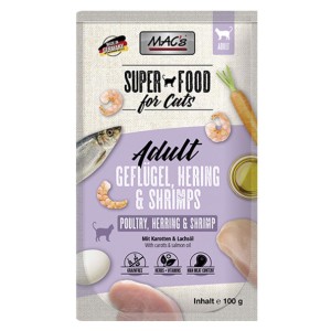 MAC'S Trockenfutter CAT ADULT Ente Pute & Huhn getreidefrei fr Katze, 5,69