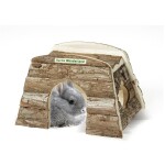 KARLIE Kleintierhaus WONDERLAND Eckhaus Billy Naturholz