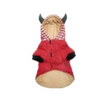 KARLIE Hundemantel TOUCHDOG MANTEL TEUFELCHEN rot für Hunde