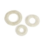 KARLIE Naturspielzeug LUFFA Ring NATURAL 16cm für Hunde