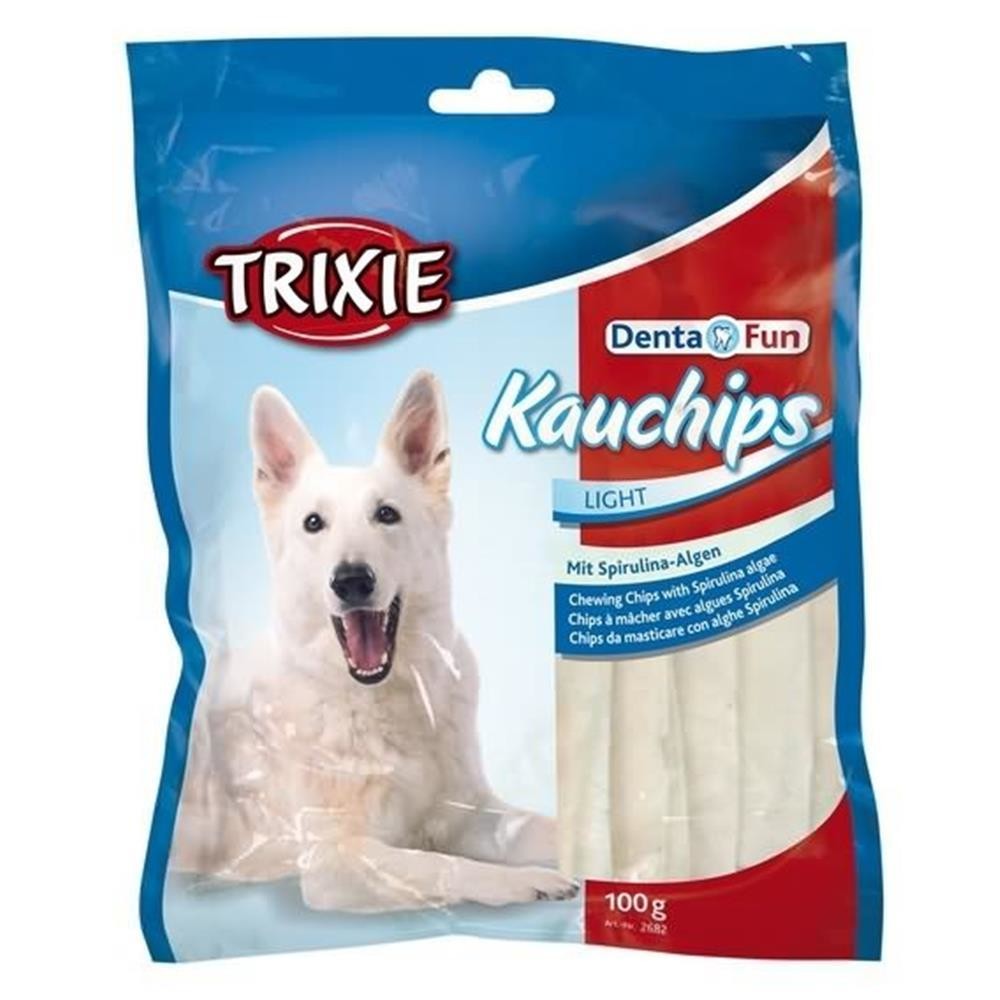TRIXIE Kauartikel DENTA FUN Kauchips mit SpirulinaAlgen für Hunde , 1