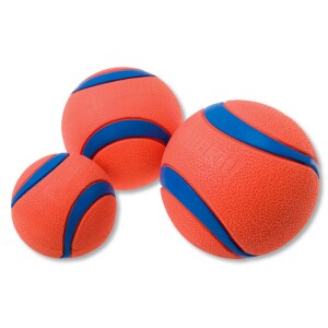 CHUCKIT Spielball ULTRA BALL Kautschuk extrem robust schwimmt für Hunde