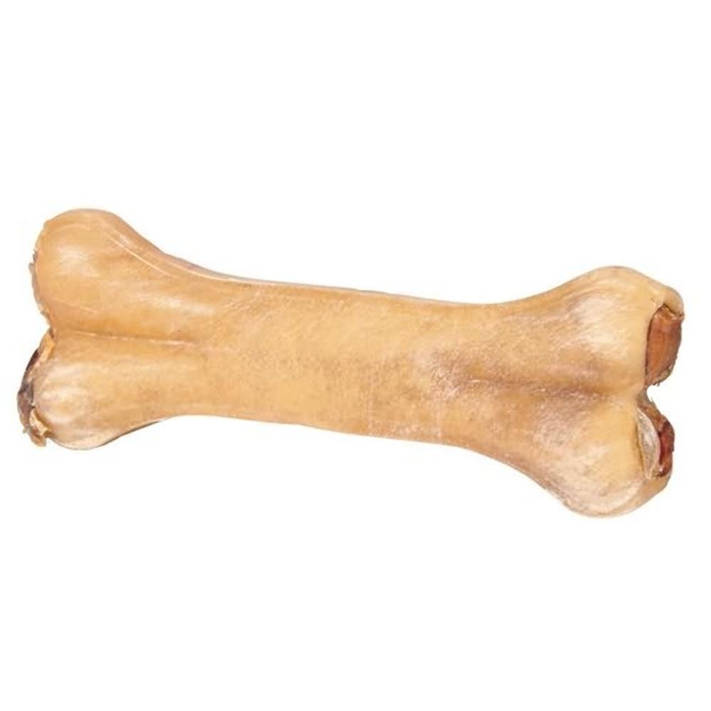 TRIXIE Kauartikel KAUKNOCHEN Rinderhaut mit Ochsenziemer für Hunde , 2