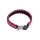 SPRENGER Halsband PARACORD schwarz/pink ClicLock Verschluss für Hunde 40cm