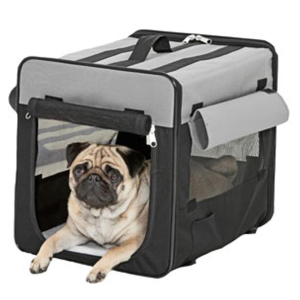 KARLIE Transportbox SMART TOP PLUS schwarz-grau 94cm-56cm-71cm für Hunde