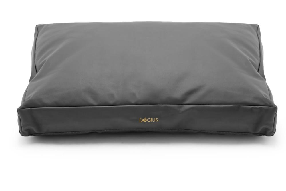 DOGIUS Liegekissen KISSEN KUNSTLEDER Größe M 70x48x9 cm für Hunde f