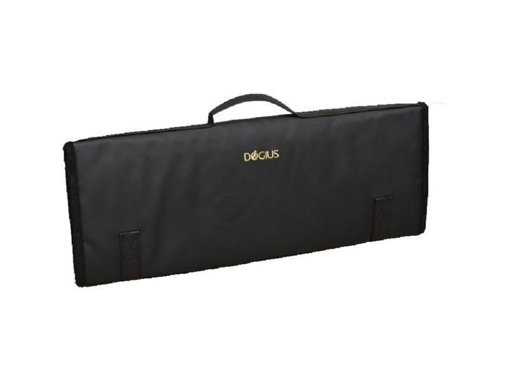 DOGIUS Reisematte REISEMATTE KUNSTLEDER schwarz für Hunde futtersch