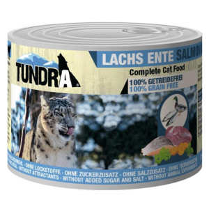 TUNDRA Nassfutter LACHS & ENTE getreidefrei Dose 200g für Katzen
