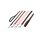 KARLIE FLAMINGO Leine RONDO Leder geriegelt Schwarz 16mm 100cm für Hunde