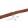 KARLIE Halsband BUFFALO Braun 24cm 10mm genäht Leder mit Adresstube für Hunde