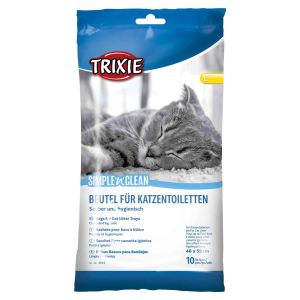 TRIXIE Beutel SIMPLE`N`CLEAN für Katzentoiletten L bis 46 x 59cm 10 St für Katzen
