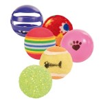TRIXIE Spielzeug SET SPIELBÄLLE  ø 3,5-4 cm...